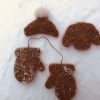 alpaca winter accessories ornaments