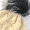 White Knit Alpaca Hat
