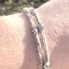 gray alpaca bracelet